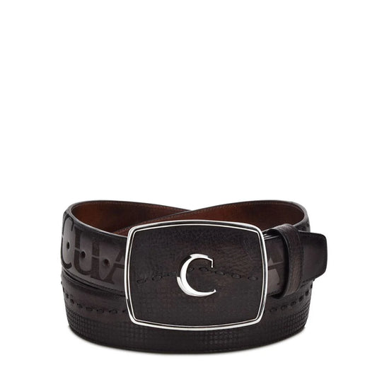 CUADRA MENS GREY SHADOW FASHION BELT