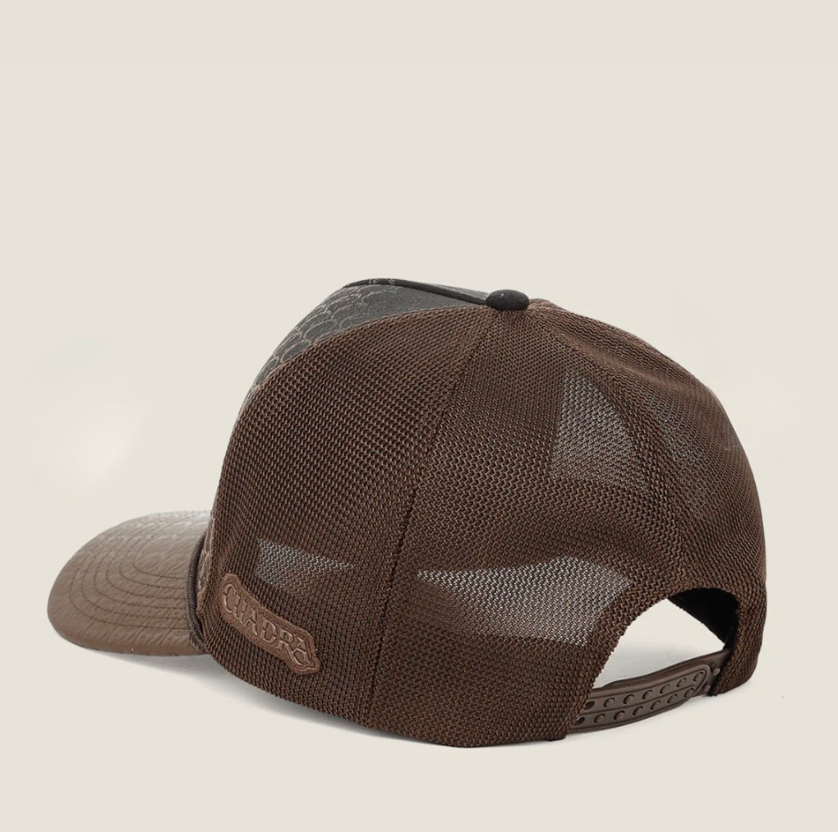 CUADRA PREMIUM MONOGRAM BROWM CAP