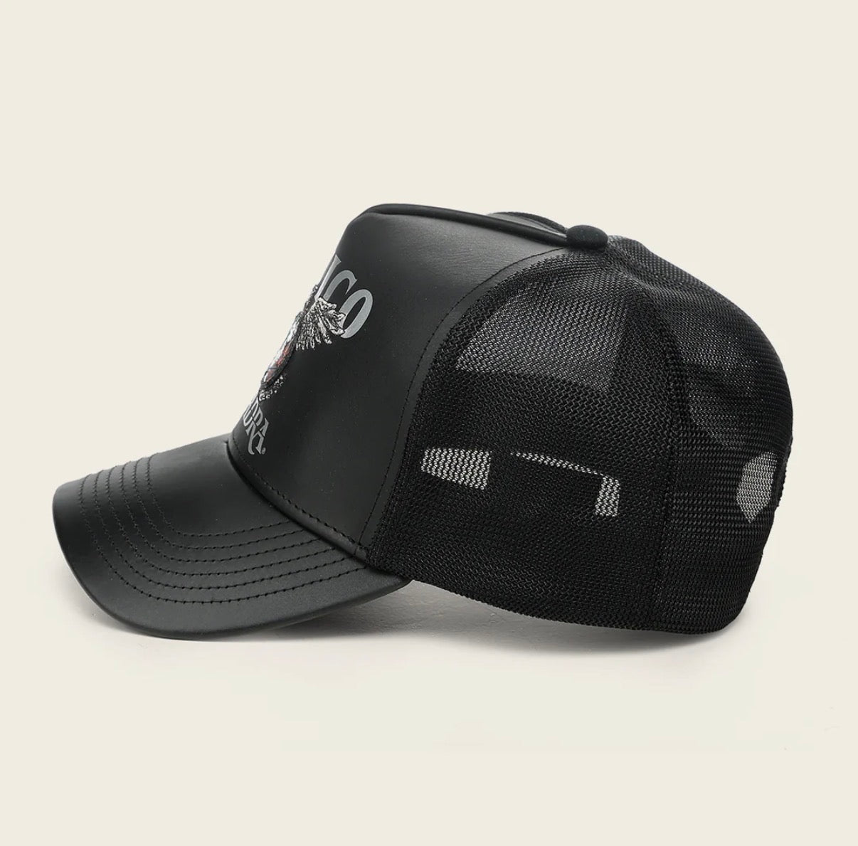CUADRA LIMITED EDITION BLACK LEATHER CAP - MEXICO 2026
