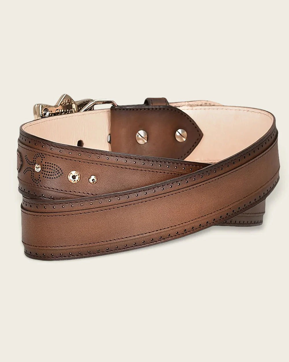 CUADRA WOMENS BROWN MINIMALIST BELT