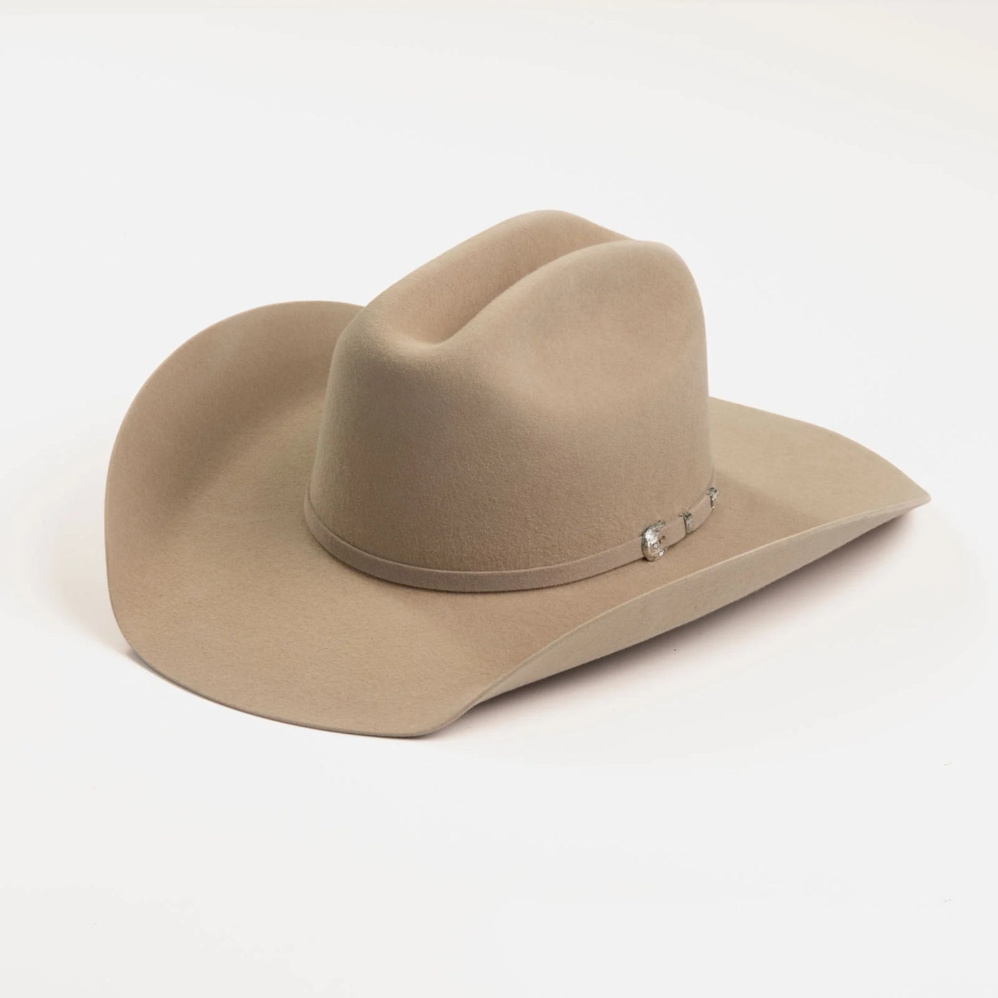 LARRY MAHAN 6X LOCKHART FUR FELT WESTERN HAT IN FAWN