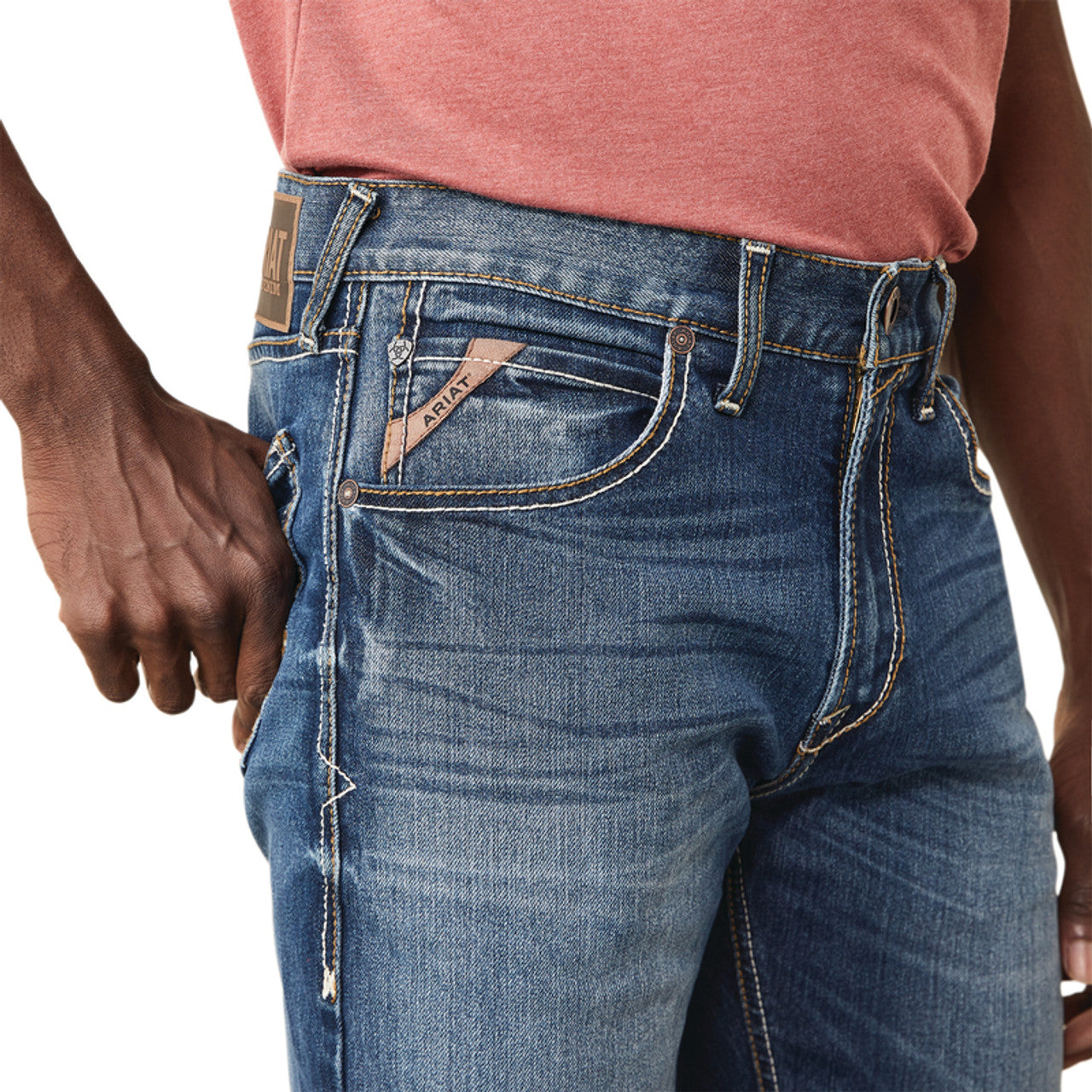 MENS ARIAT M5 VINTAGE STRAIGHT JEAN, SKYLAND