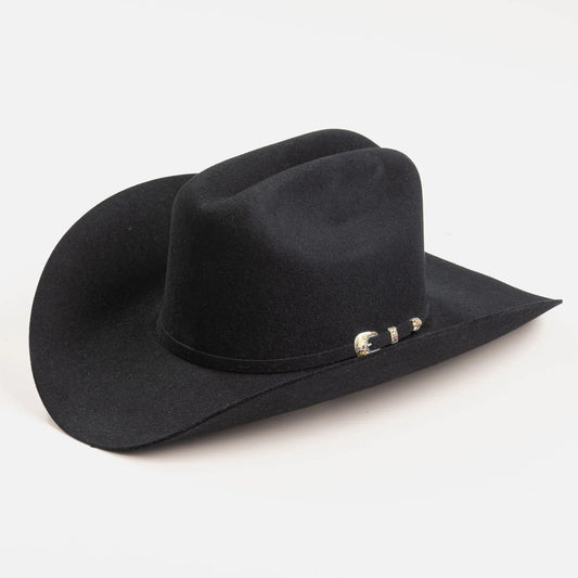 LARRY MAHAN 6X REAL BLACK - HAT FELTS Texana
