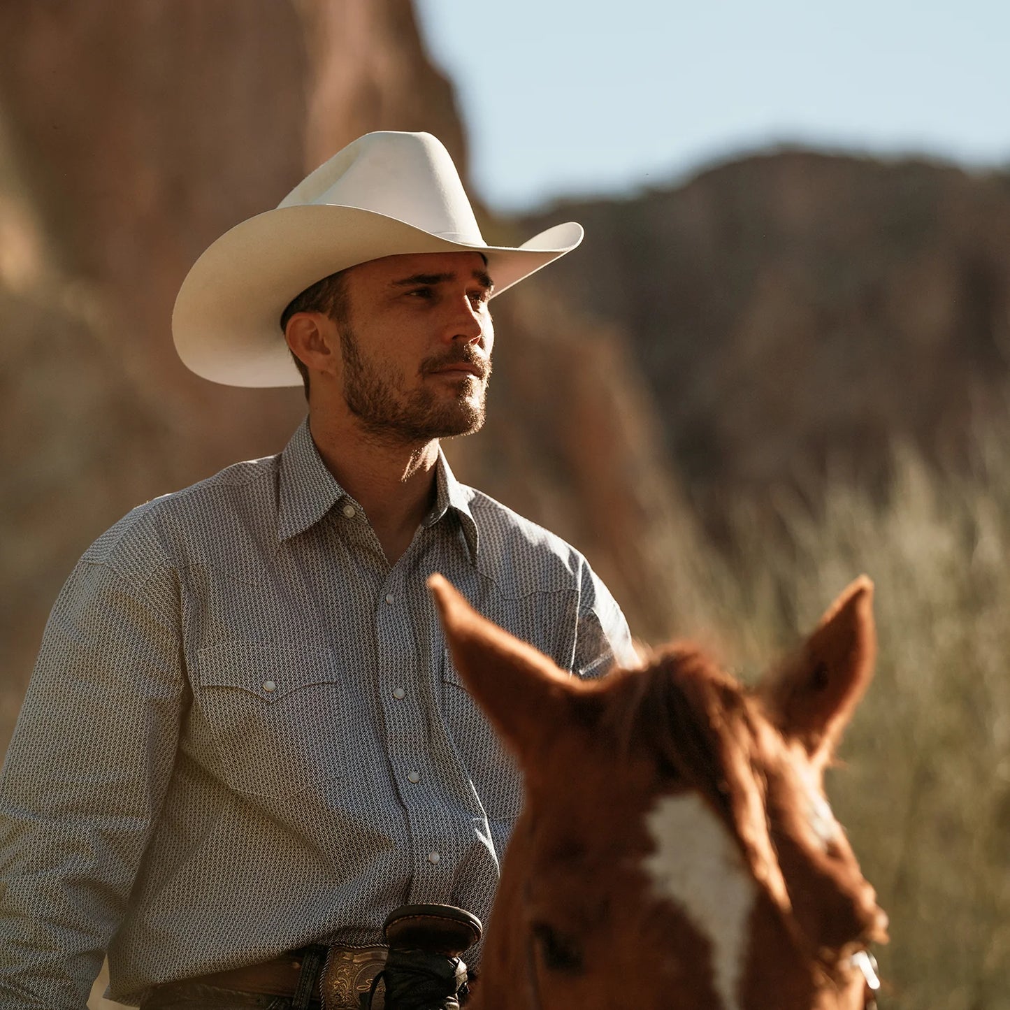 STETSON 10X SHASTA PREMIER COWBOY HAT - WHITE
