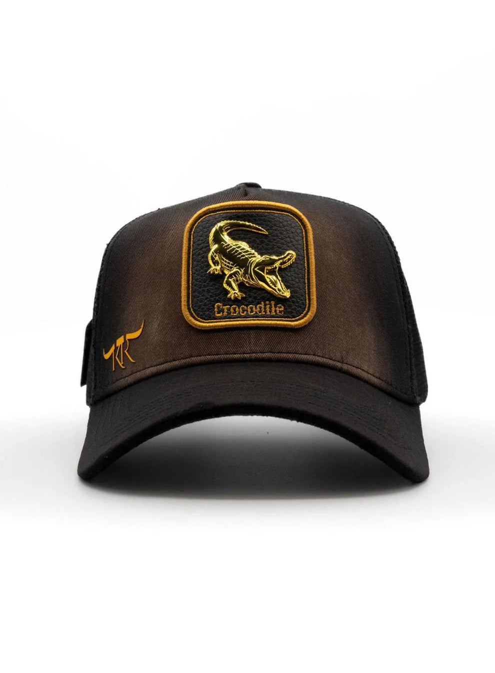 BIGG BOSS KING RANCH GOLD CROCODILE SNAPBACK HAT
