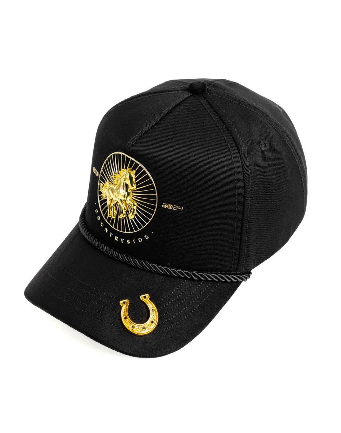 BIGG BOSS COUNTRY SIDE BLACK SNAPBACK HAT