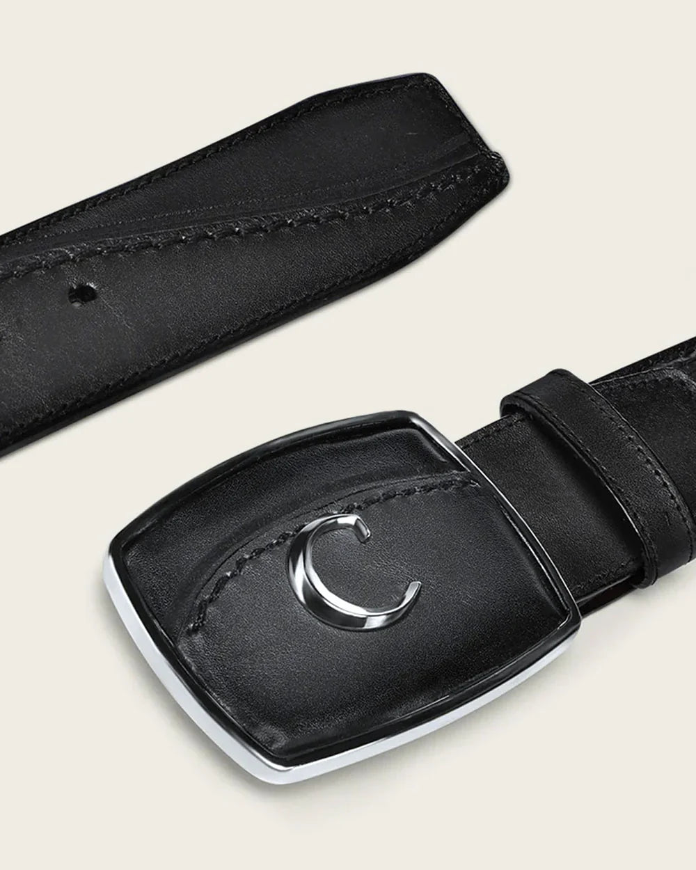 CUADRA MEN'S OXFORD WESTERN RODEO BOVINE BELT