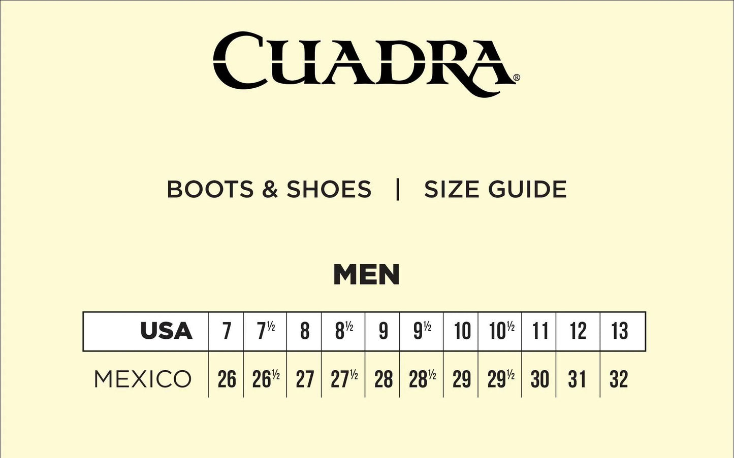 CUADRA Men's,Cayman Engraved Black Exotic Leather Cowboy Boots