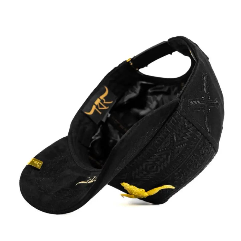 BIGG BOSS CUERNO BLACK GOLD SNAPBACK HAT