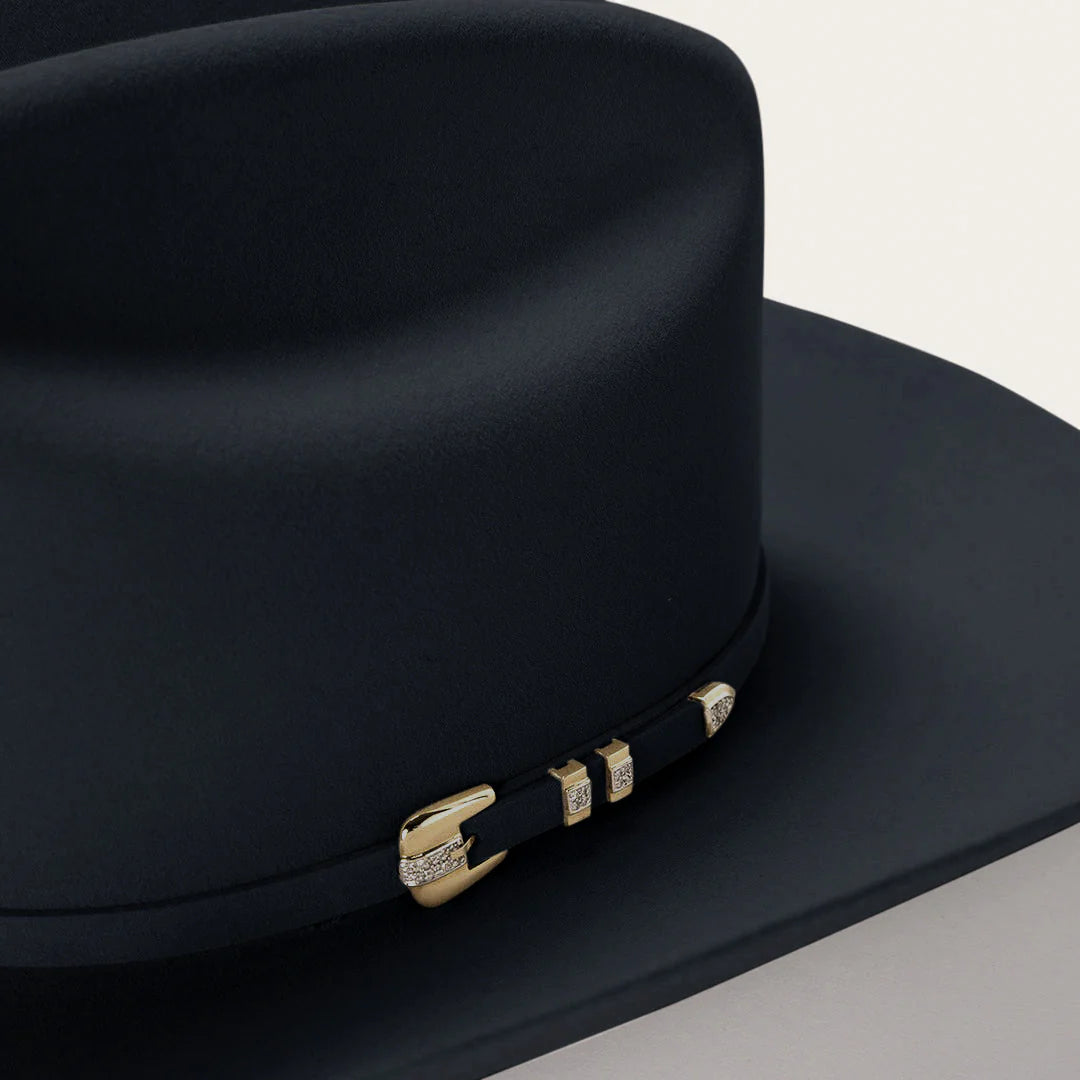 STETSON 1000X DIAMANTE PREMIER COWBOY HAT - BLACK
