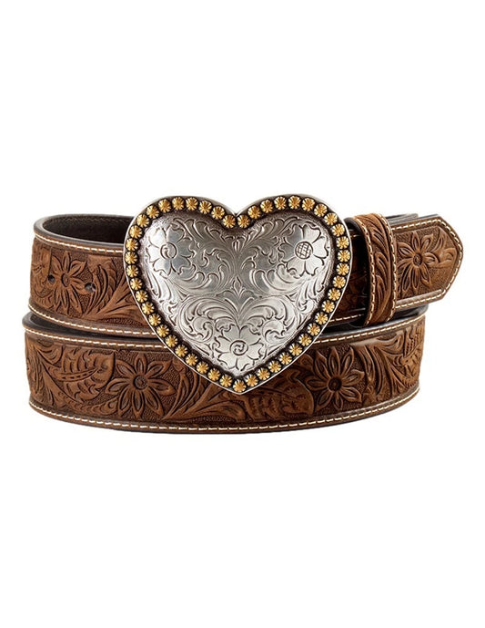 CINTO VAQUERO CON HEBILLA DE CORAZON