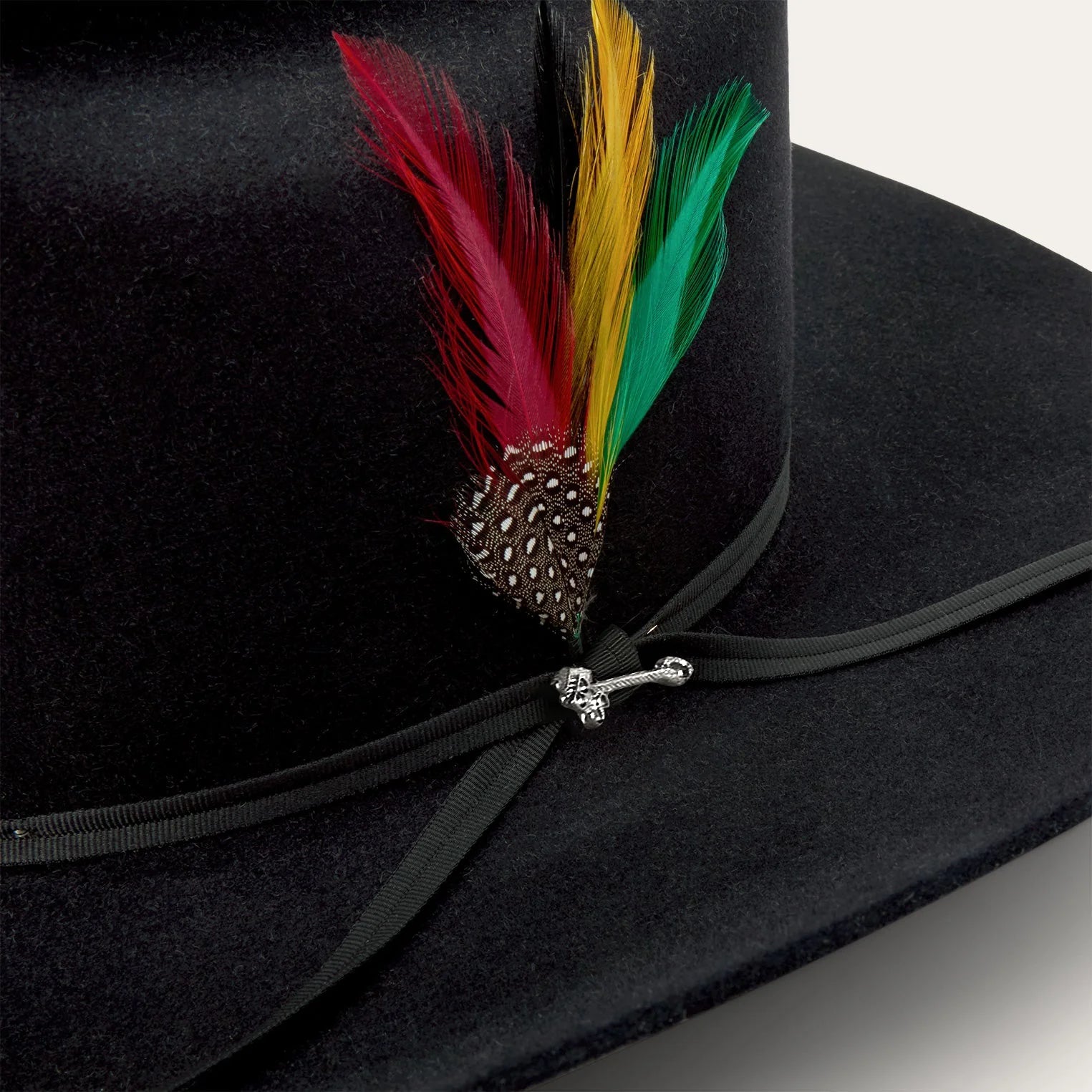Stetson Black Hat with Feather Detail 20220202_092644_HDR_2_1200x120  main image 3