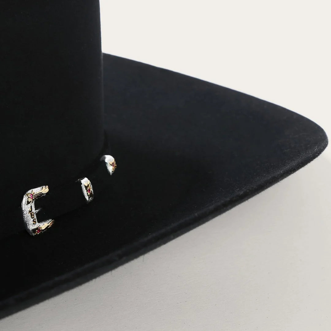 STETSON 30X EL PATRON PREMIER COWBOY HAT - BLACK