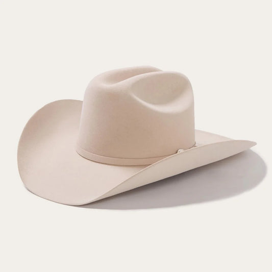 STETSON 10X SHASTA PREMIER COWBOY HAT - SILVERBELLY