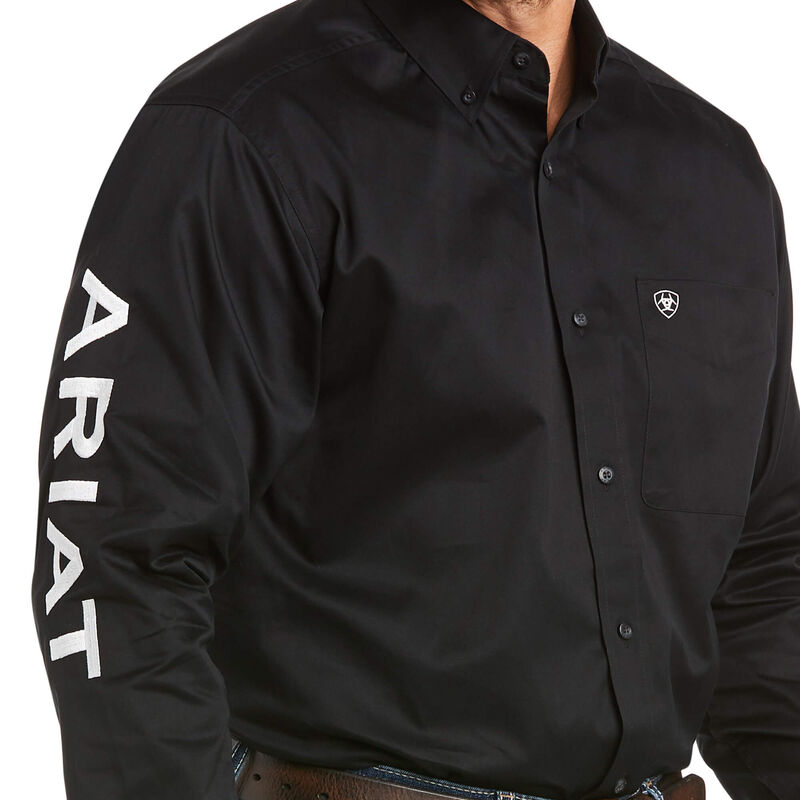 Men's Ariat LS Team Logo Twill Classic Fit Shirt