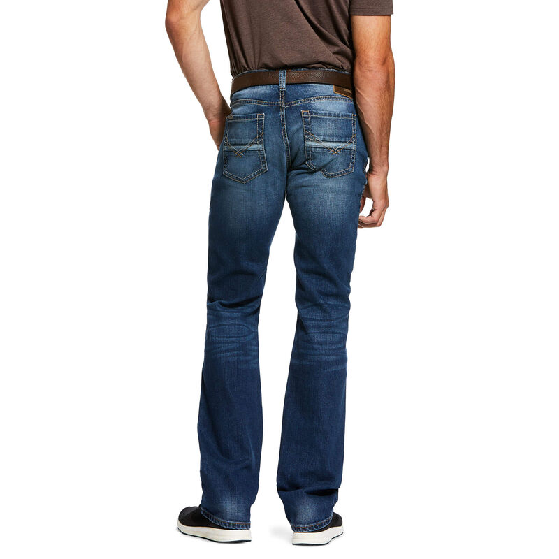 Men's Ariat M7 Rocker Stretch Nassau Stackable Straight Leg Jean, Summit