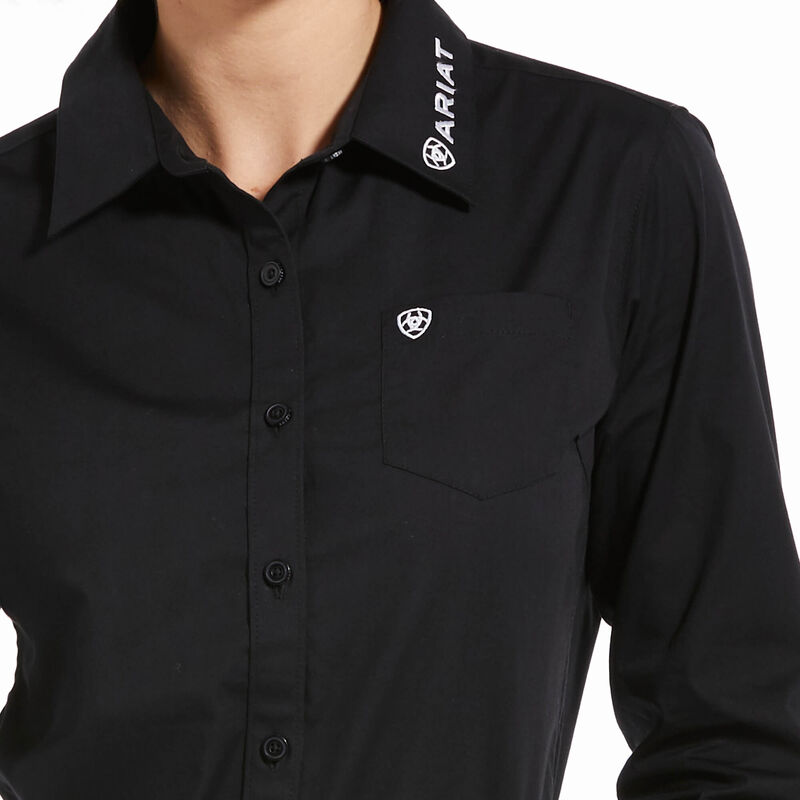 WOMEN'S Atiat Team Kirby Stretch Shirt, Black