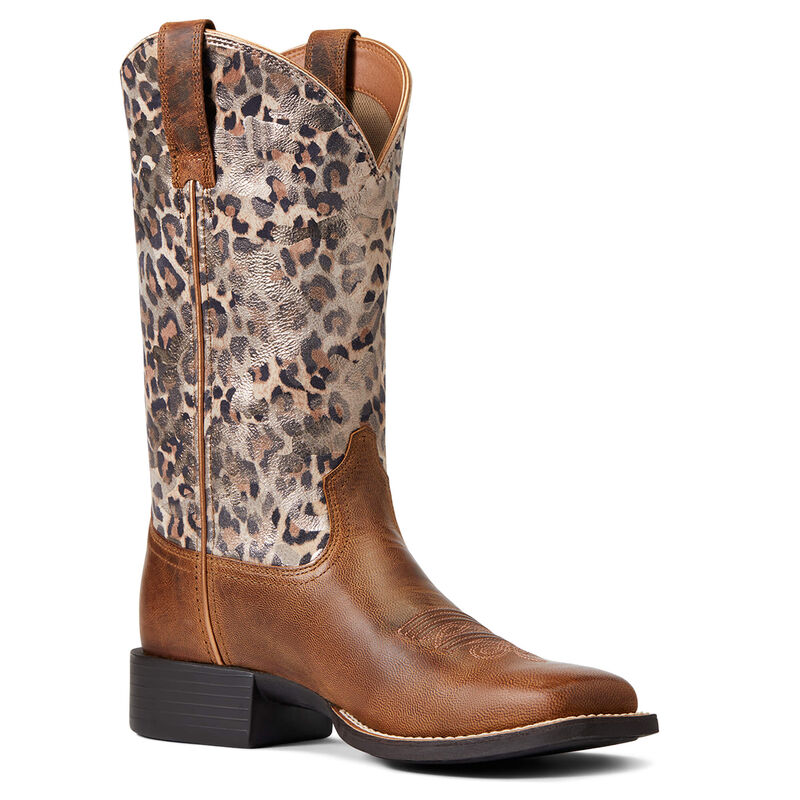 ARIAT Women's Round Up Wide Square Toe Western Boot